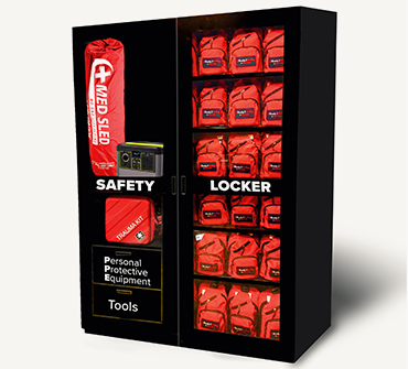 Fully Stocked Workplace Safety Locker